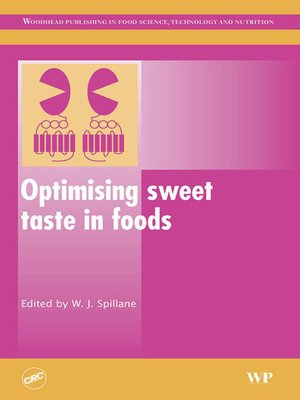 cover image of Optimising Sweet Taste in Foods